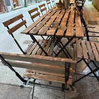 Arredo bar/bistro/ dehors/ tavoli e sedie giardino