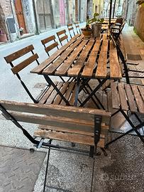 Arredo bar/bistro/ dehors/ tavoli e sedie giardino