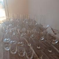 Set di bicchieri di cristallo 