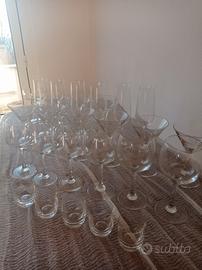 Set di bicchieri di cristallo 