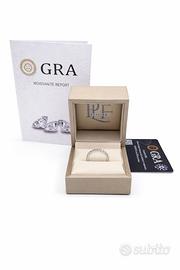 Anello eternità Argento e Moissanite da 2.0 mm