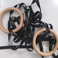 Anelli in legno per allenamento a corpo libero