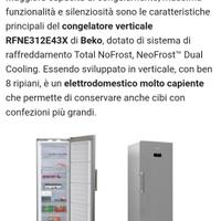 congelatore Total no frost Beko