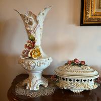 Vaso e porta oggetti in ceramica di Bassano