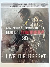 Edge of Tomorrow - Steelbook Blu-Ray 3D + 2D + DVD