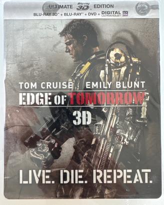 Edge of Tomorrow - Steelbook Blu-Ray 3D + 2D + DVD