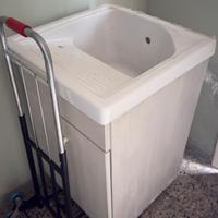 Lavatoio / Lavandino con mobile per lavanderia