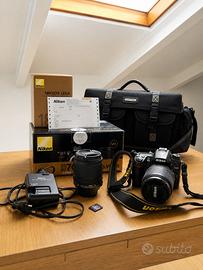 Nikon D7000 Kit Completo + 2 Obiettivi VR + borsa