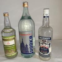 3 bottiglie Vodka