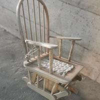 Antica Sedia a dondolo vintage 