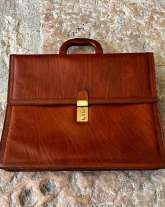 Borsa da Ufficio Vintage in vera Pelle