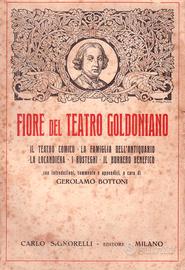 Carlo Goldoni teatro goldoniano 1934 G. Bottoni