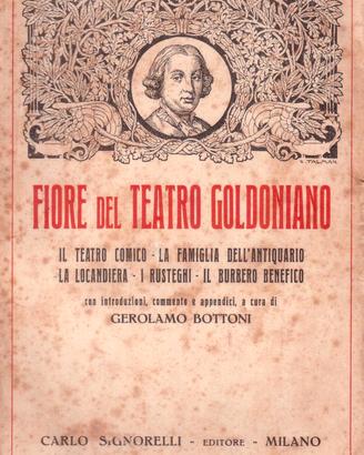 Carlo Goldoni teatro goldoniano 1934 G. Bottoni