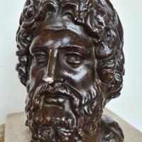 Scultura in gesso, dipinta