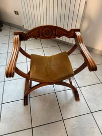 Sedia “Savonarola” vintage