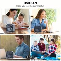 Mini fan for office or home usb desk ventilatore