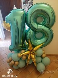 Composizione Palloncini Diciottesimo