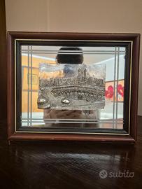 quadro in colore argento storico 