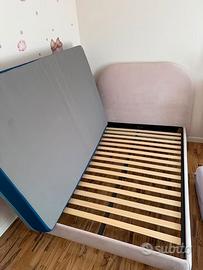 letto +materasso 120x190 1 piazza mezza come nuovo
