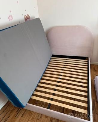letto +materasso 120x190 1 piazza mezza come nuovo