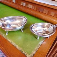 Zuccheriere argento 800 a barchetta. N. 2