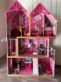Casa bambole/ barbie in legno kidkraft
