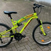 Bici MTB 24" freno a disco doppio ammortizzatore