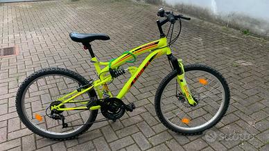 Bici MTB 24" freno a disco doppio ammortizzatore