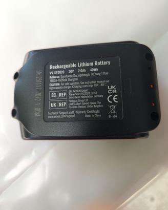 batteria 20V-2A/h     VEVOR