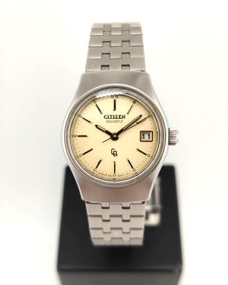 Citizen Lady Vintage Anni '80 Acciaio Nuovo NOS