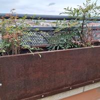 Fioriere in acciaio corten