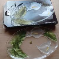 Piatto da portata Arum di cristallo luminarc