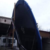 Trampolino elastico gigante