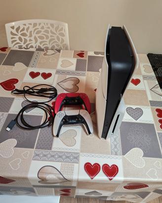 Playstation 5 Slim 1TB + Monitor Gaming + cuffie