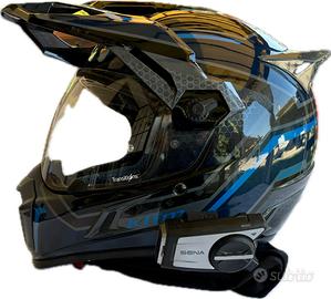 Casco KLIM KRIOS PRO Mekka Kinetik Blue + SENA 50C