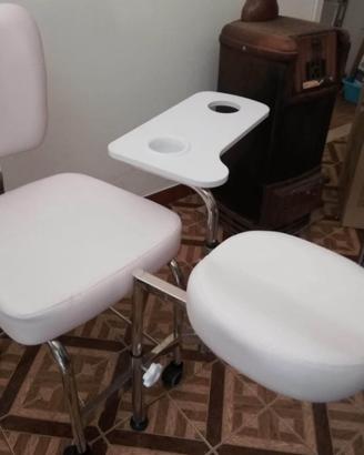 Carrello sedia pedicure