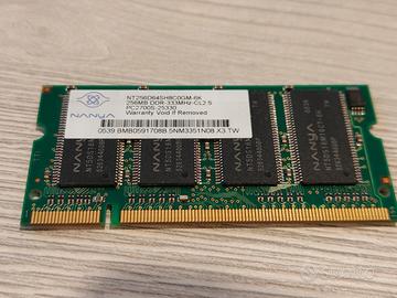 RAM Nanya 256 MB DDR 333 MHz Cl 2.5