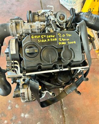 Motore Golf 5 serie Sigla.M (BMM) 2.0 TDi 140 Cv