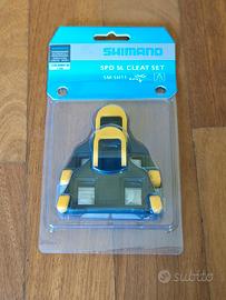 tacchette Shimano SPD gialle 