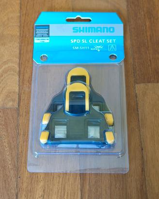 tacchette Shimano SPD gialle 