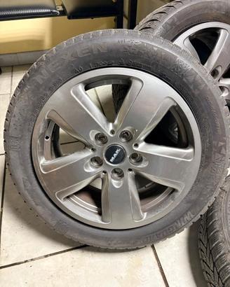 Cerchi in lega originali bmw senza logo + pneumati