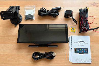 CarPlay Android Auto 10 pollici Wireless Dashcam