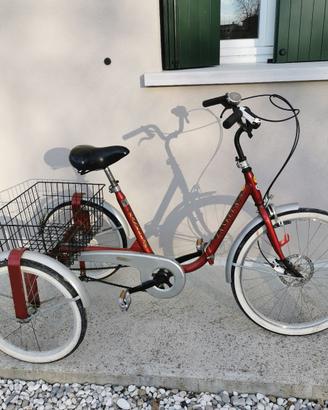 Bici Triciclo 3 ruote ZANELLA adulto pieghevole