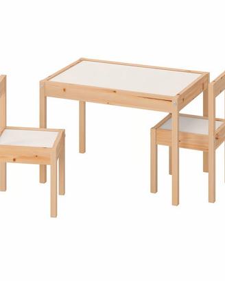 Tavolino bambini IKEA + 2 sedie