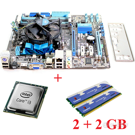SCHEDA MADRE ASUS P7H55-M + CPU + RAM