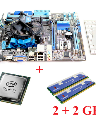 SCHEDA MADRE ASUS P7H55-M + CPU + RAM
