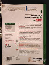 Matematica  multimediale verde volume 1
