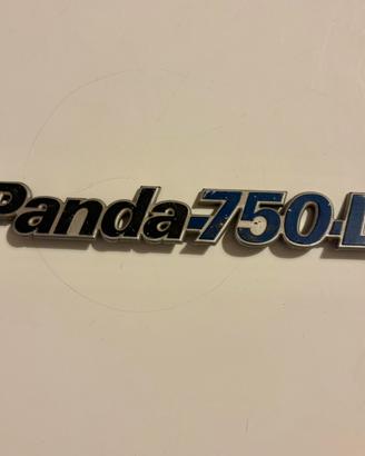 Fiat  Panda 750 L stemma logo  posteriore