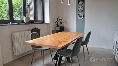 Tavolo cross in legno massello