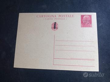 CARTOLINA POSTALE "IMPERIALE" (FIL.C 106•Cent.75)